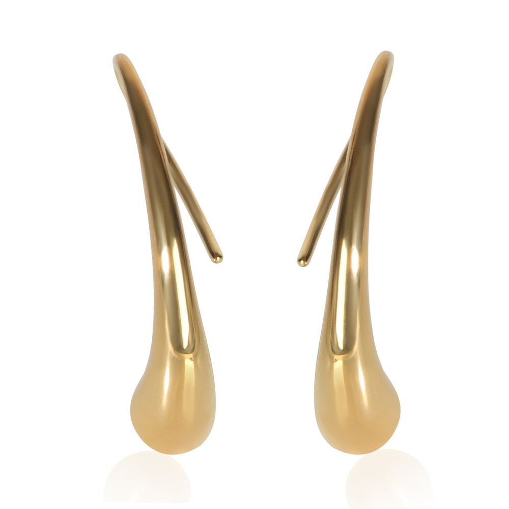 Tiffany & Co. Yellow Gold Elsa Peretti Teardrop Earrings
